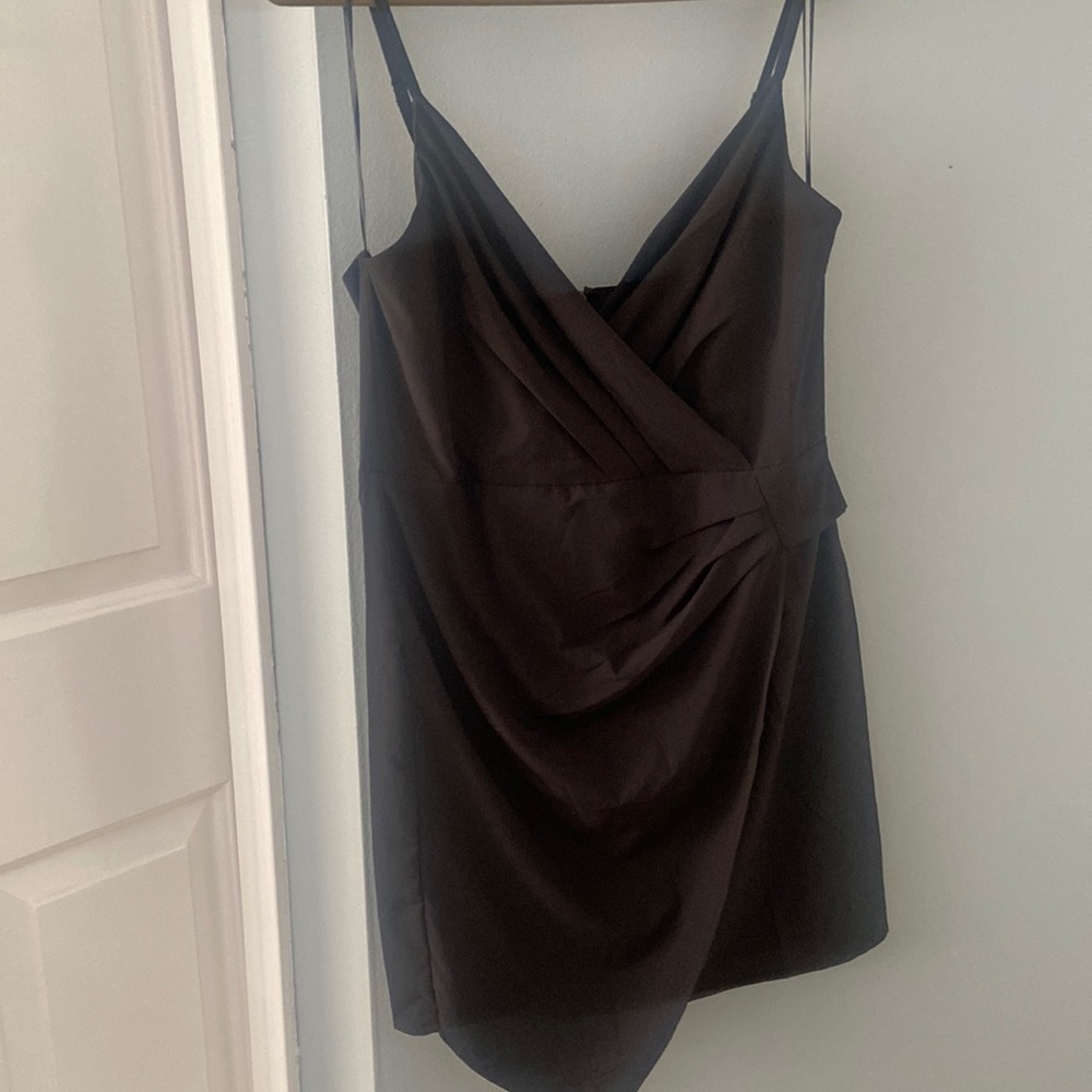 Black mini dress